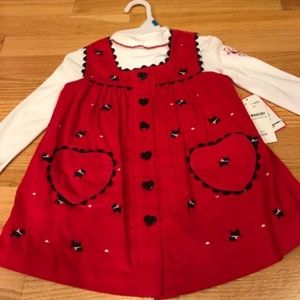 SUPER CUTE DRESS & TOP - BRAND NEW W/ TAGS -24 MTH